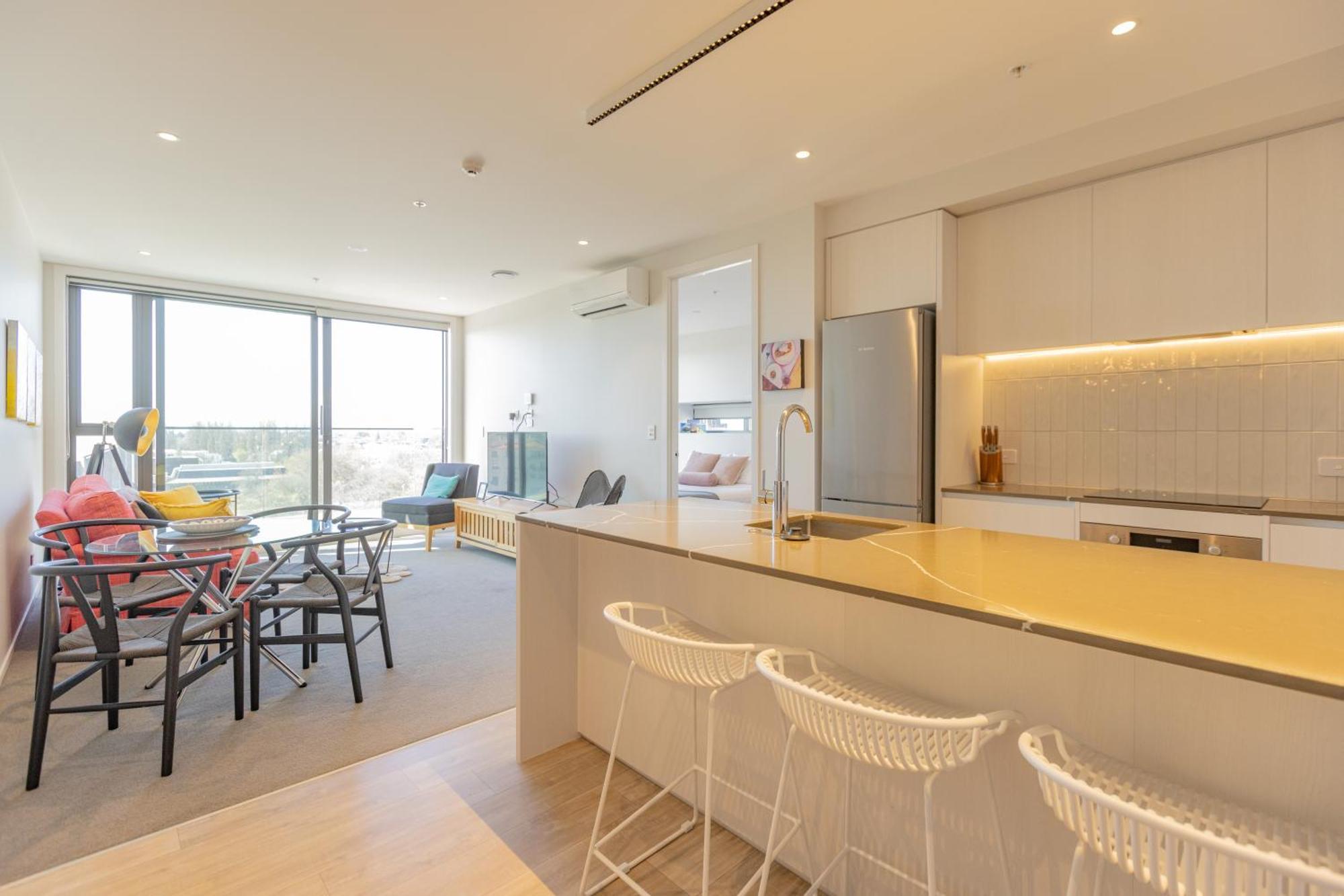 Luxury 2 Bedroom Cbd Apartment With Free Parking Christchurch Buitenkant foto
